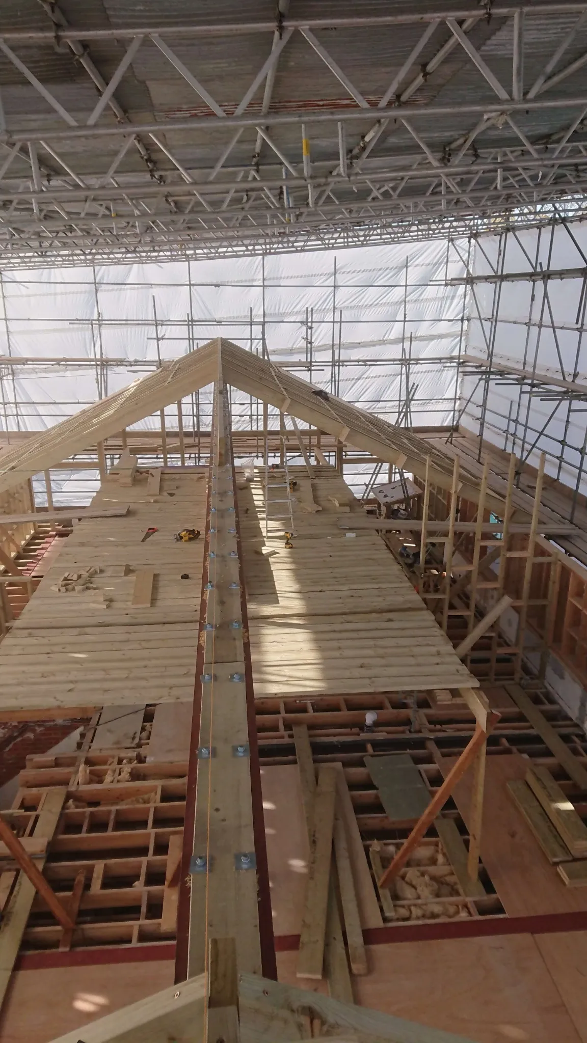 Roof building by Realm Carpentry